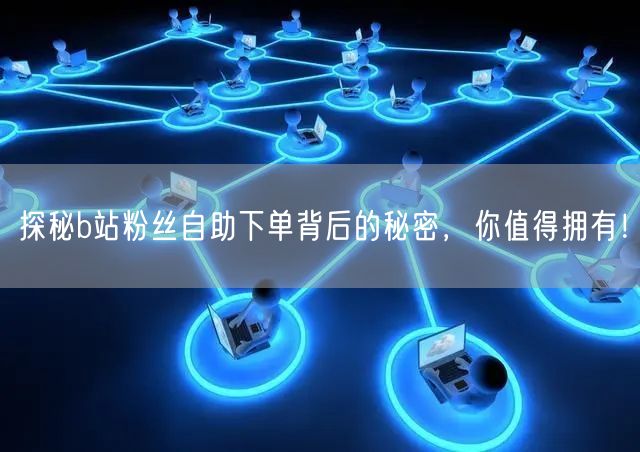 探秘b站粉丝自助下单背后的秘密，你值得拥有！