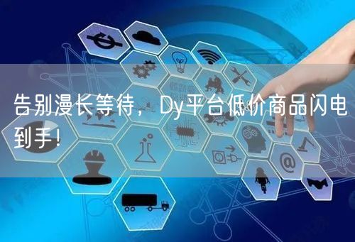 告别漫长等待，Dy平台低价商品闪电到手！