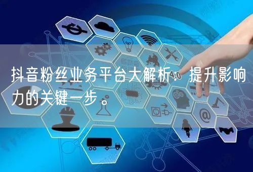 抖音粉丝业务平台大解析：提升影响力的关键一步。