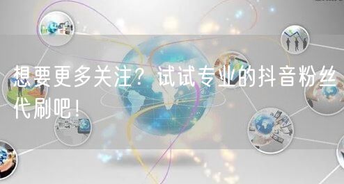 想要更多关注？试试专业的抖音粉丝代刷吧！