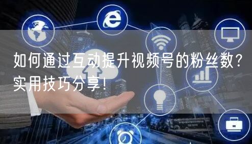 如何通过互动提升视频号的粉丝数？实用技巧分享！