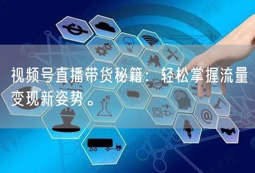 视频号直播带货秘籍：轻松掌握流量变现新姿势。