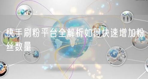 快手刷粉平台全解析如何快速增加粉丝数量