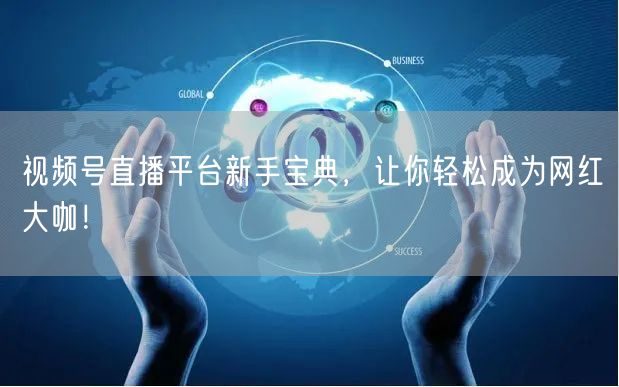 视频号直播平台新手宝典，让你轻松成为网红大咖！