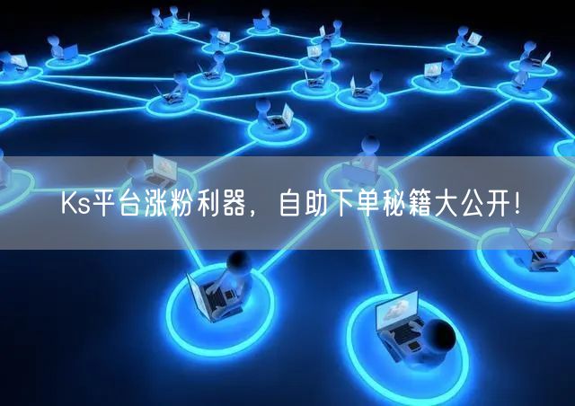 Ks平台涨粉利器，自助下单秘籍大公开！