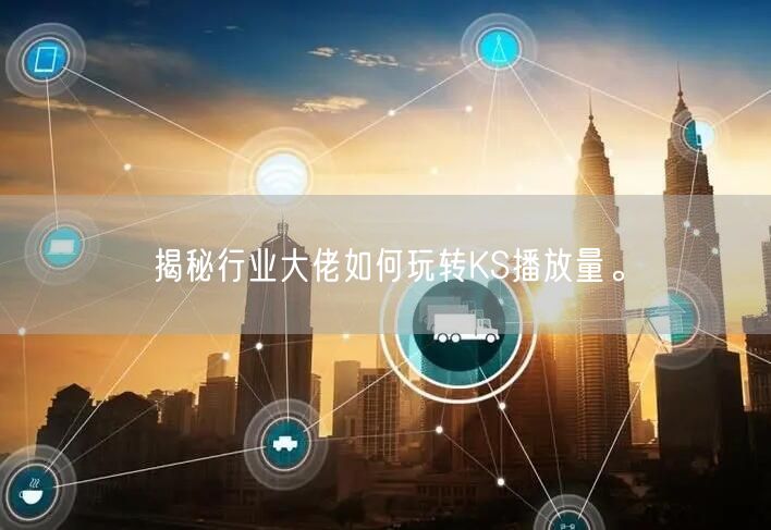 揭秘行业大佬如何玩转KS播放量。