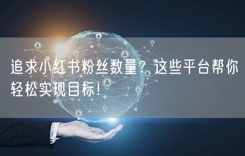 追求小红书粉丝数量？这些平台帮你轻松实现目标！