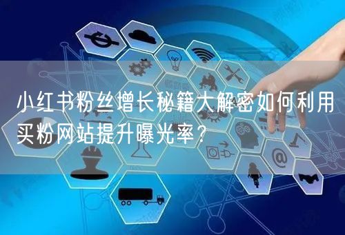 小红书粉丝增长秘籍大解密如何利用买粉网站提升曝光率？