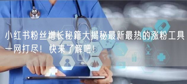 小红书粉丝增长秘籍大揭秘最新最热的涨粉工具一网打尽！快来了解吧！