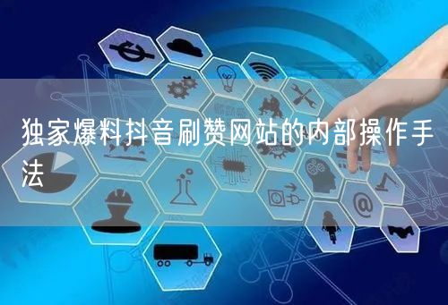 独家爆料抖音刷赞网站的内部操作手法