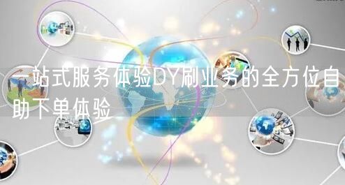 一站式服务体验DY刷业务的全方位自助下单体验