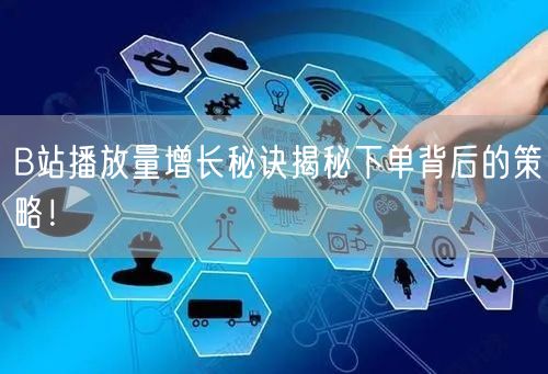 B站播放量增长秘诀揭秘下单背后的策略！