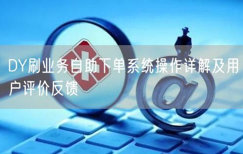DY刷业务自助下单系统操作详解及用户评价反馈