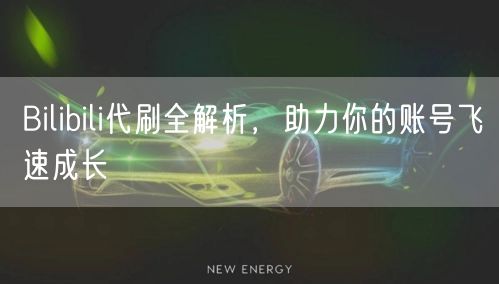 Bilibili代刷全解析，助力你的账号飞速成长