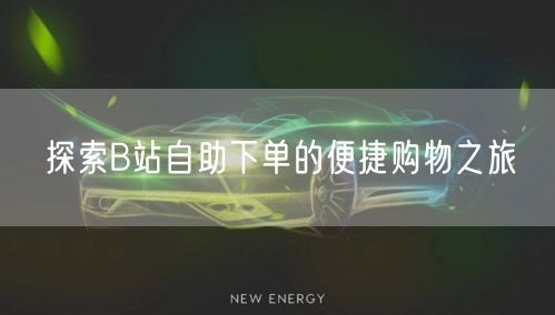 探索B站自助下单的便捷购物之旅