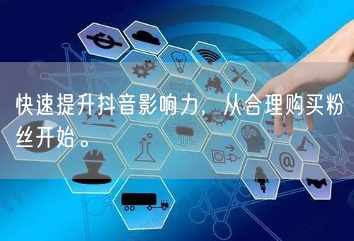 快速提升抖音影响力，从合理购买粉丝开始。