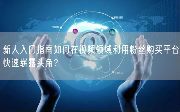 新人入门指南如何在视频领域利用粉丝购买平台快速崭露头角？