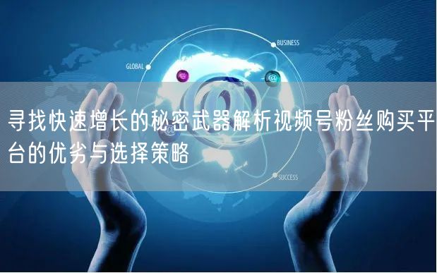 寻找快速增长的秘密武器解析视频号粉丝购买平台的优劣与选择策略